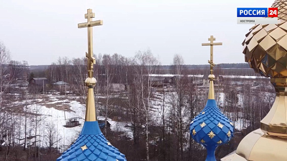 Старинный храм восстанавливают в селе Жданово Костромского района