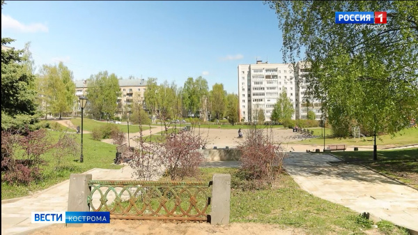В Костроме началась работа над проектом благоустройства сквера в Заволжье