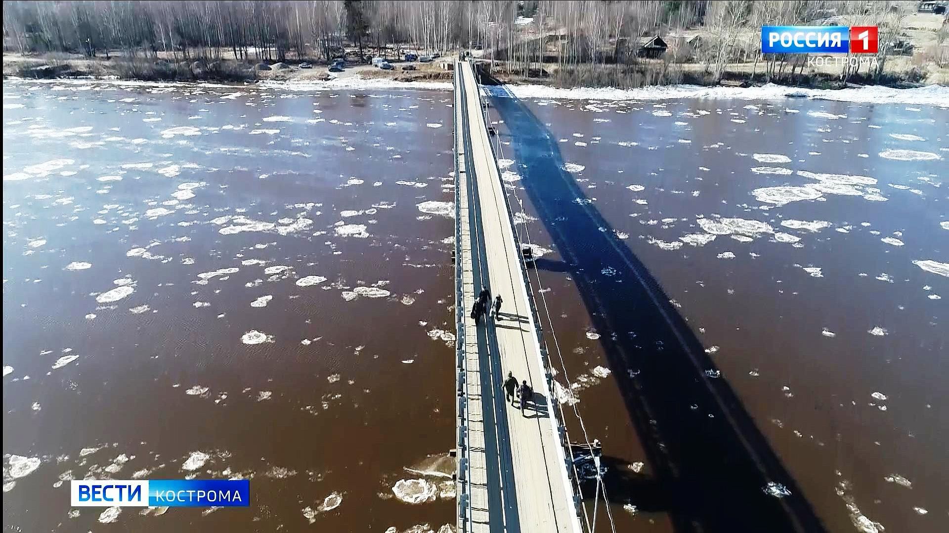 Восстановить мост через Унжу в Костромской области намерены к середине апреля